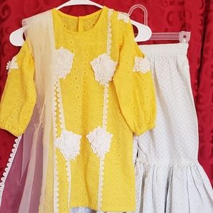 Gharara set  3 piece